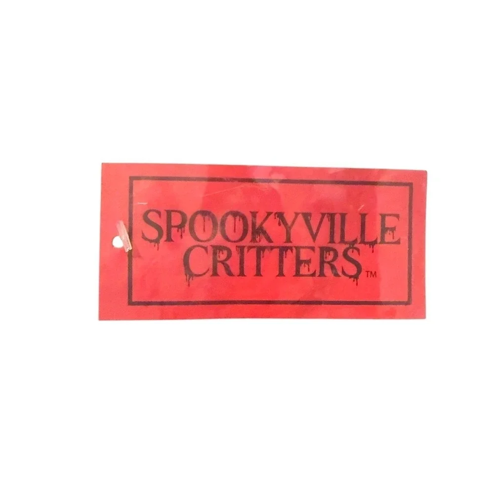 Spookyville Critters‎ Plush Furry Black Cat Backpack Adjustable Straps